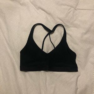 Black Under Armour sports bra.